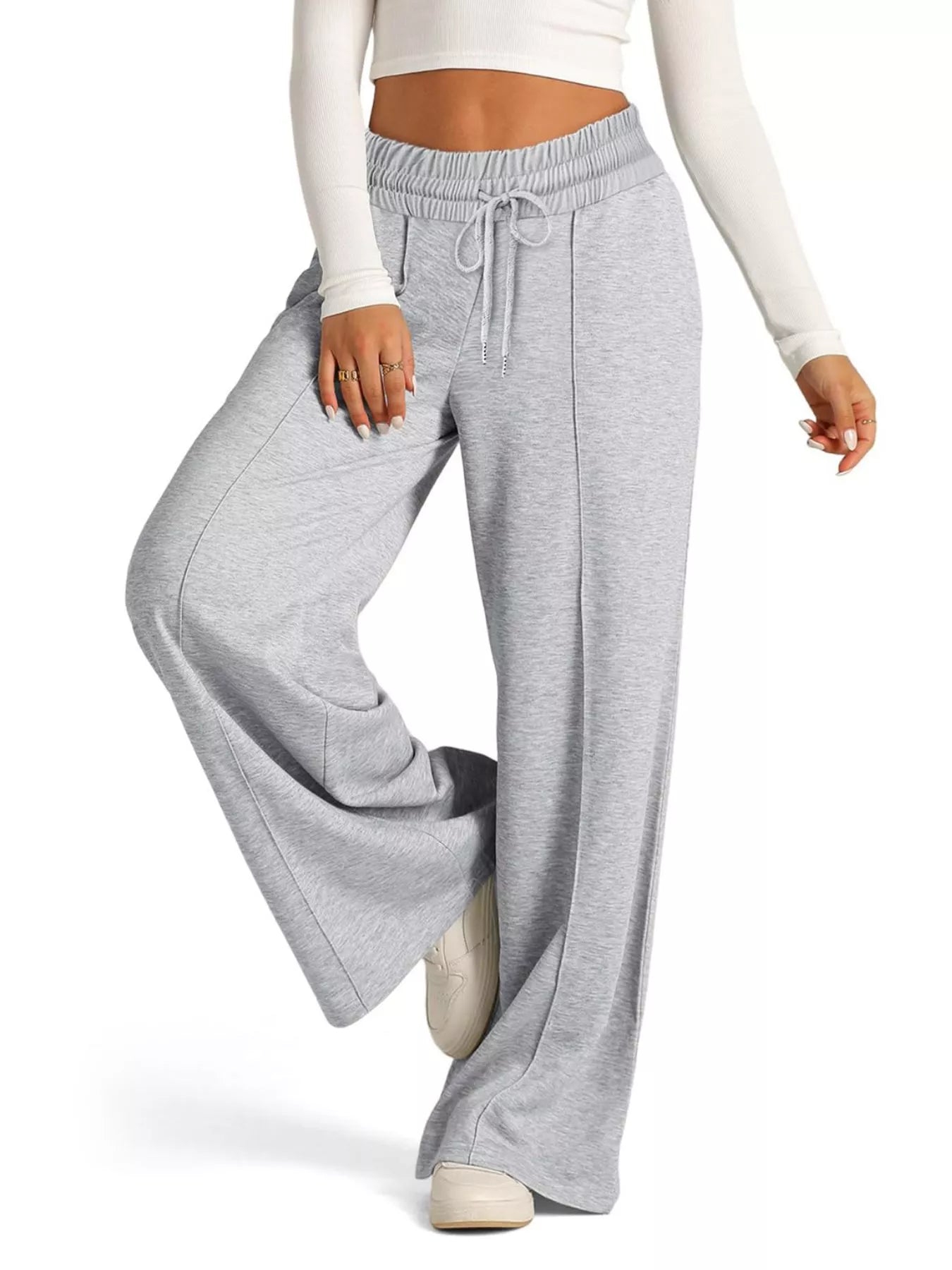 Wide Leg Drawstring Pants in Multiple Colors