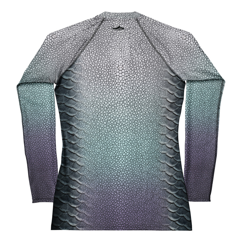 Stingray Rash Guard w/ print sleeves