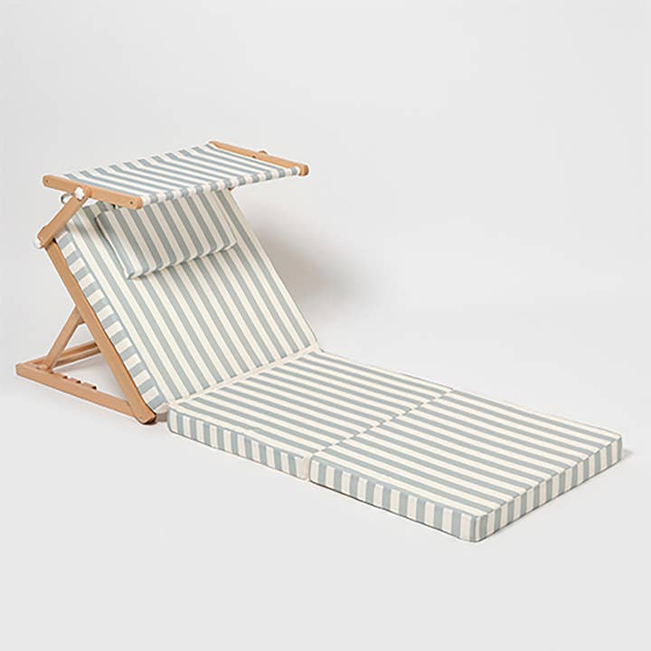 Sunnylife - Wholesale Outdoor Chair - Pool House Daybed La Palma Sage Stripe