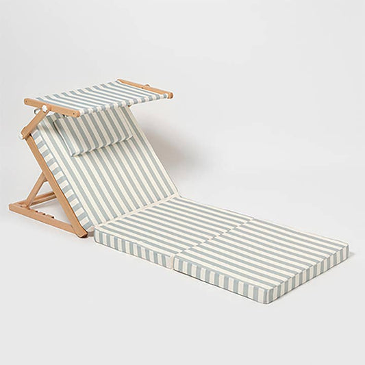 Sunnylife - Wholesale Outdoor Chair - Pool House Daybed La Palma Sage Stripe