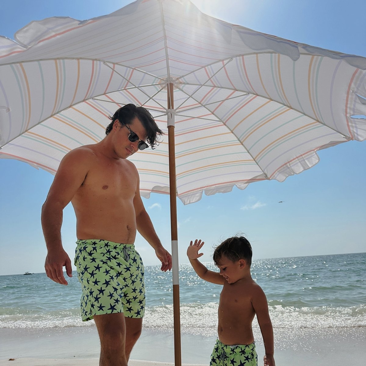 Beach Umbrella - Rio Sun Stripe