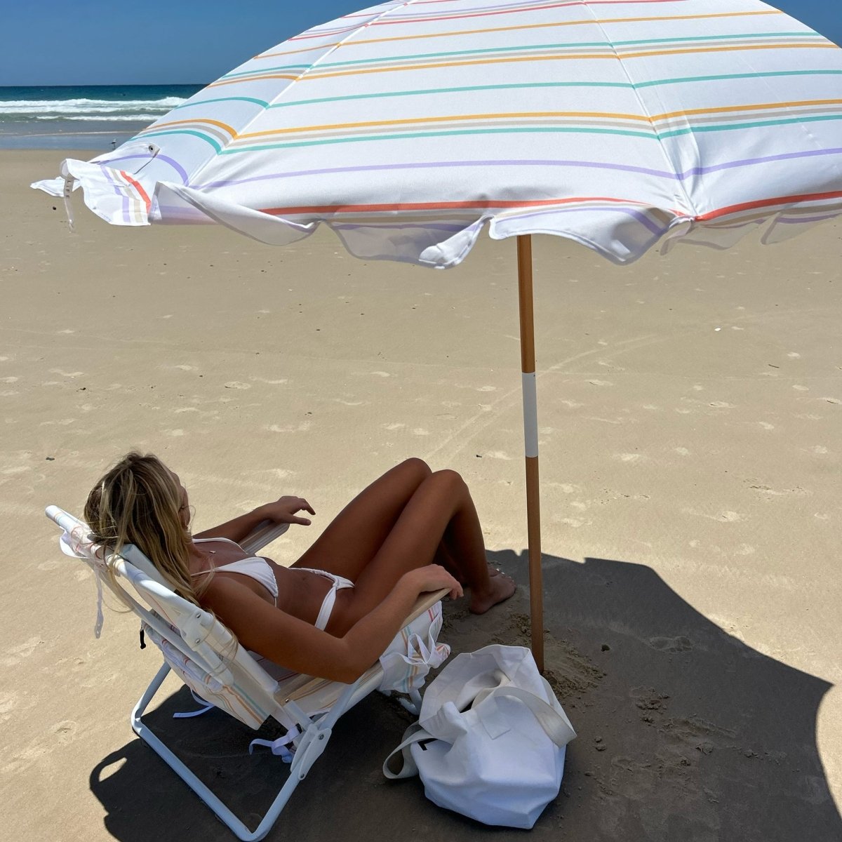 Beach Umbrella - Rio Sun Stripe