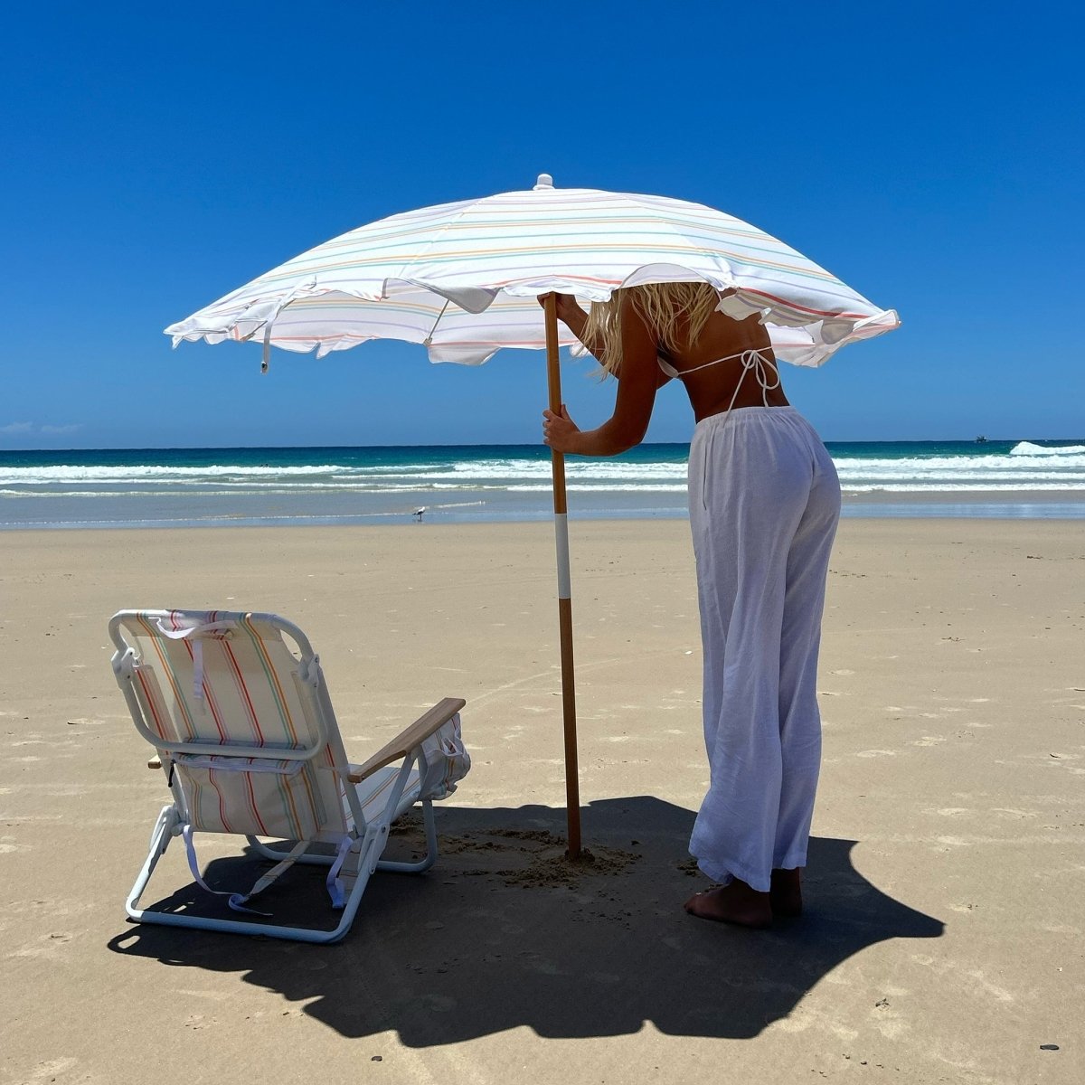 Beach Umbrella - Rio Sun Stripe