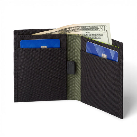 Eco Bifold Cash Wallet with Magnetic Closure
