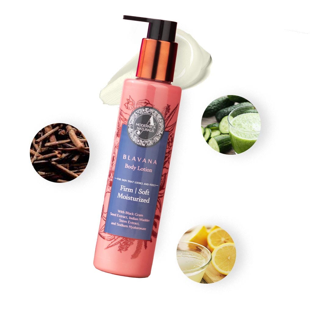Blavana Body Lotion - Moisturizes, Softens, Firms Dry, Aging, Crepey Skin - Revolutionary Formula with Black Gram - Best Body Lotion for Mature Body Skin - With Clinically Proven Ingredients - Pack of 2