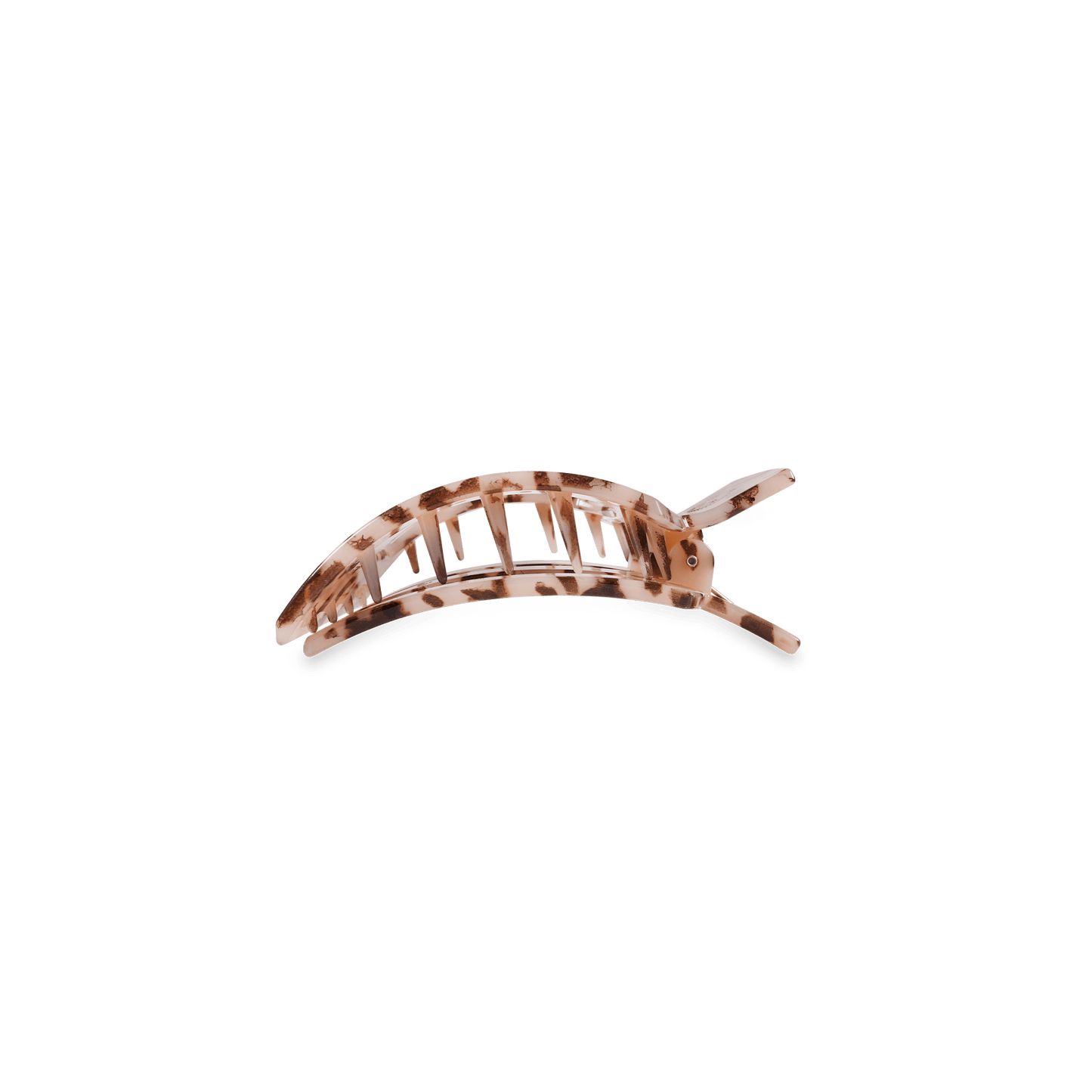 Blonde Tortoise Small Flat Square Hair Clip