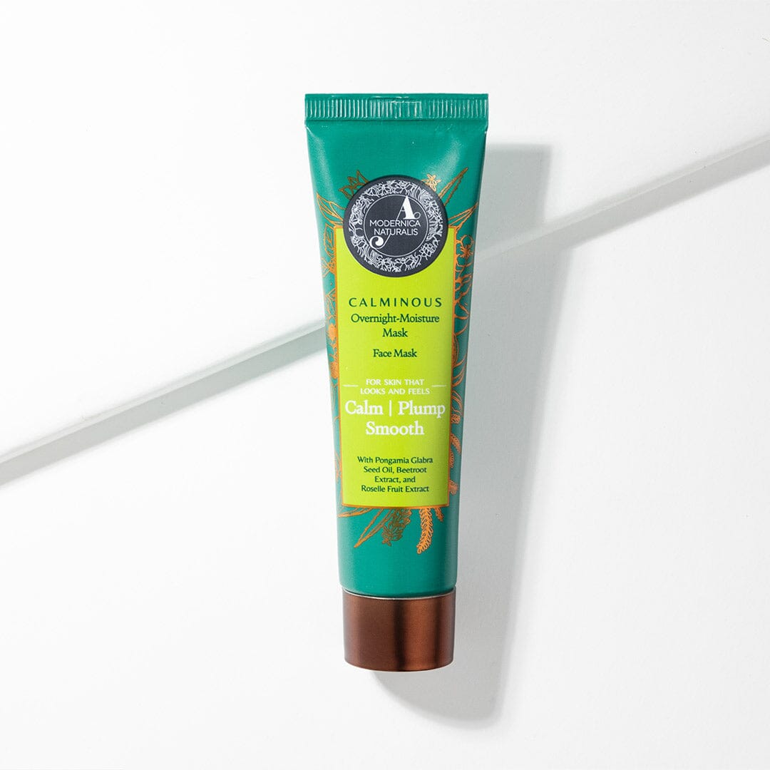 Calminous Overnight-Moisture Mask – Plumps, Soothes & Moisturizes Dull, Dry, Aging Skin - Potent Ayurvedic Formula with Sacred Lotus and Roselle – Best Overnight Mask for Mature Skin – With Clinically Tested Ingredients