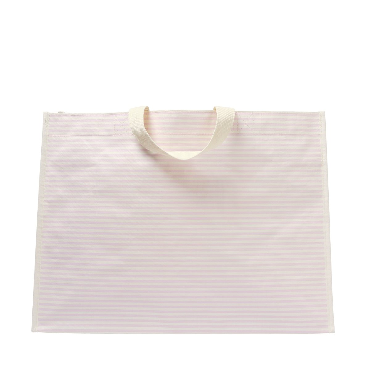 Carryall Beach Bag - Lazy Days Pink Stripe