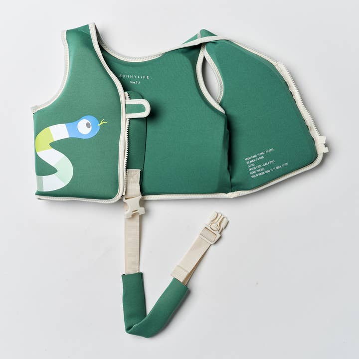 Sunnylife - Wholesale Beach Accessories - Float Vest 2-3 Into the Jungle Green3