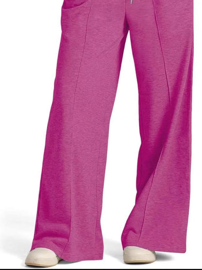 Wide Leg Drawstring Pants