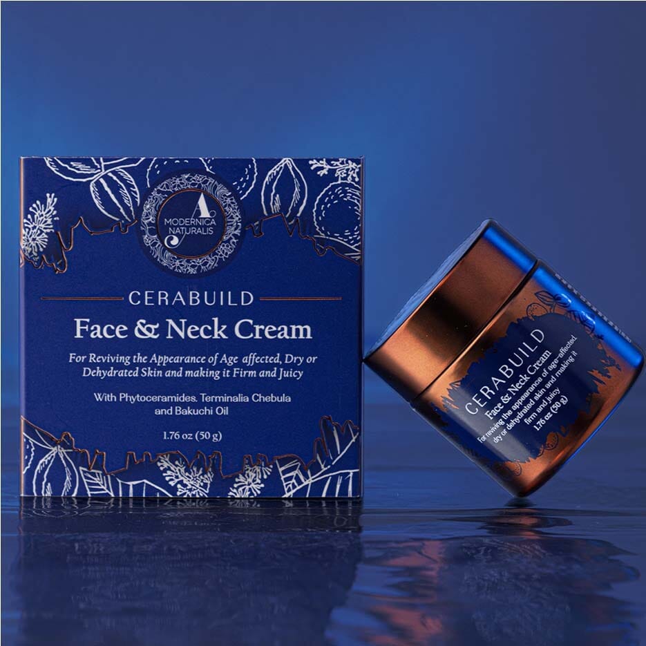 Cerabuild Face and Neck Cream - Restore and Protect Your Skin's Lost Moisture with Phyto-Ceramides - Pack of 2