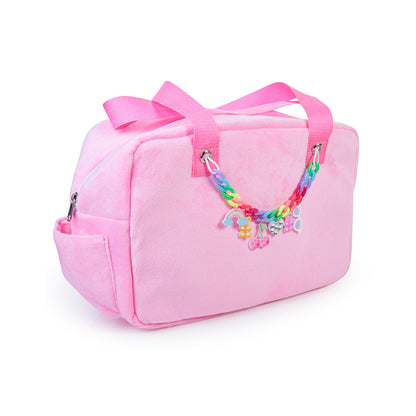 Ooh La La Pink Velour Tote