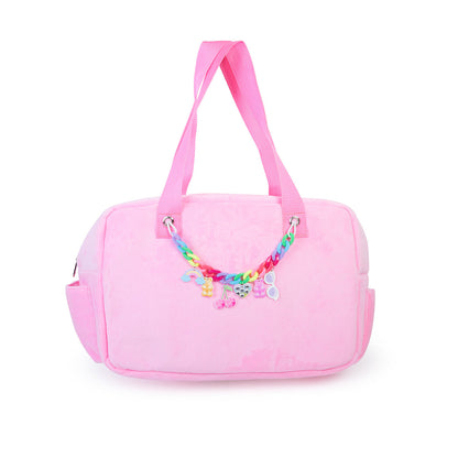 Ooh La La Pink Velour Tote