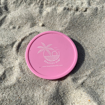 Taffy Pink - Beached Bum Silicone Beach Coasters (Set of 2)