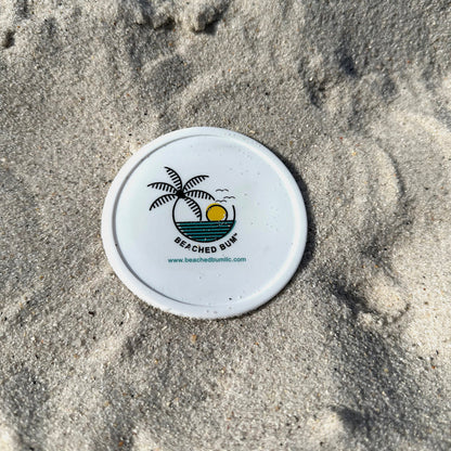 Moonlight White - Beached Bum Silicone Beach Coasters (Set of 2)