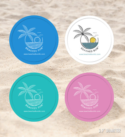 Taffy Pink - Beached Bum Silicone Beach Coasters (Set of 2)