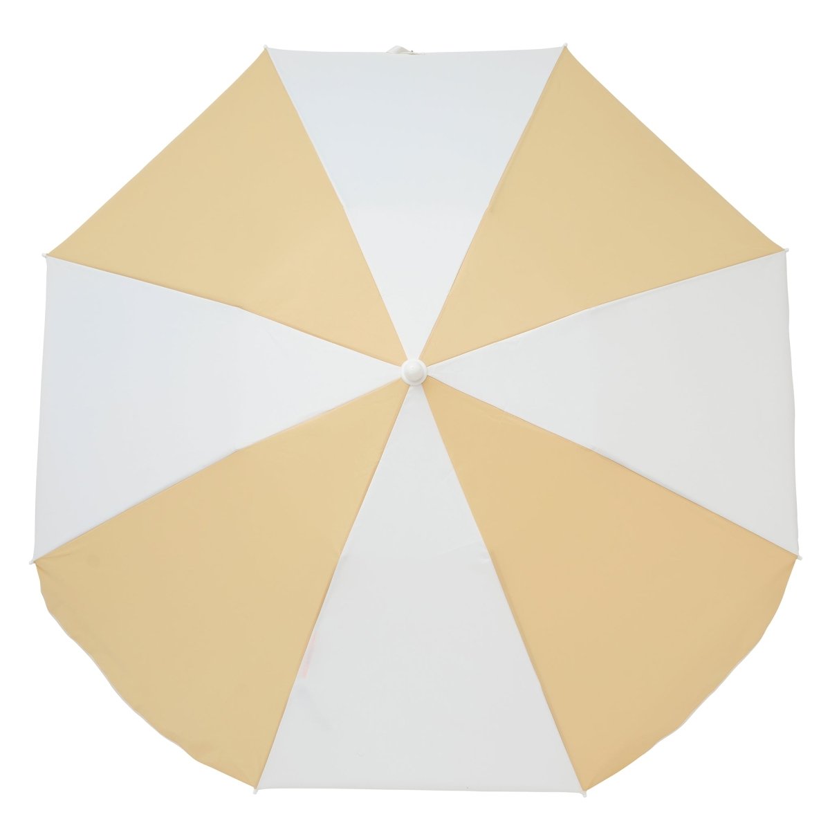 Compact Beach Umbrella - Butternut Stripe