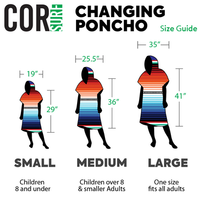 Changing Towel Poncho (Kailua) Large Size