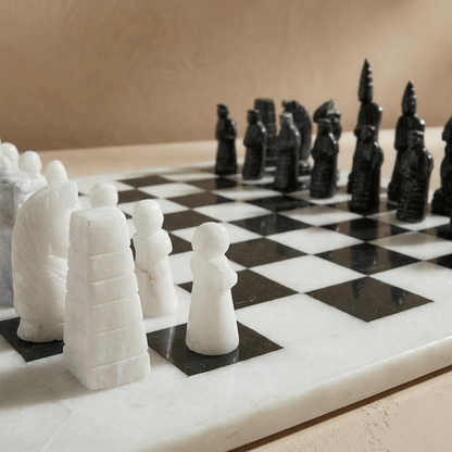 Japanese Inspired Marble Chess Set