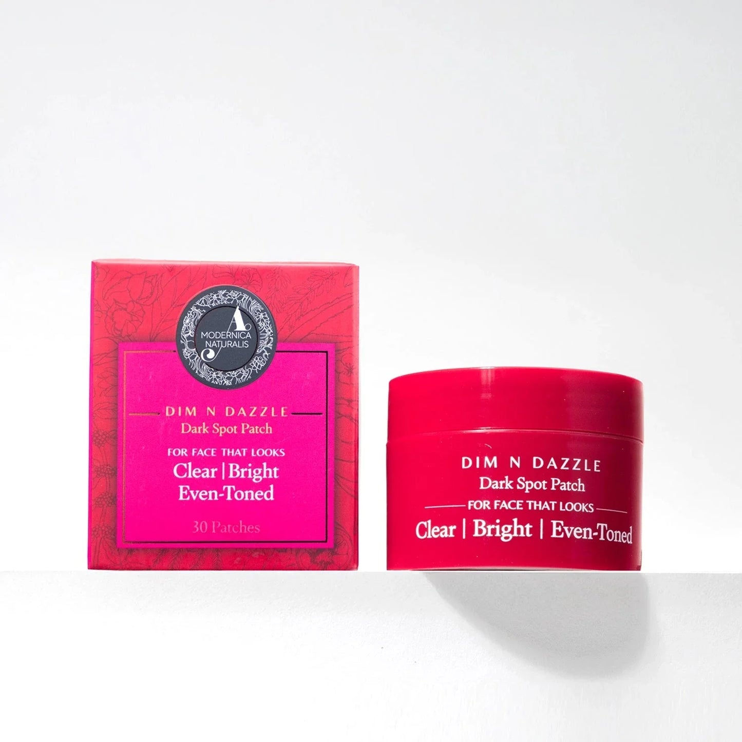 Dim N Dazzle Dark Spot Patch - Fades the Look of Stubborn Dark Spots & Patchy Discoloration— Powered with East Indian Globe Thistle, Chebulic Myrobalan, Niacinamide and Glycolic Acid— Best Dark Spot Patch For Hyper-Even, Crystal-Clear Complexion