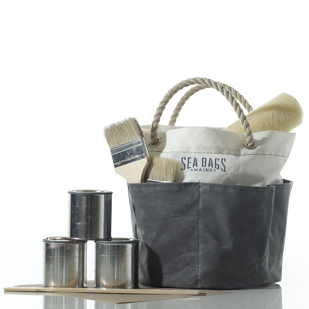 All Purpose Gray Tool Bucket Bag