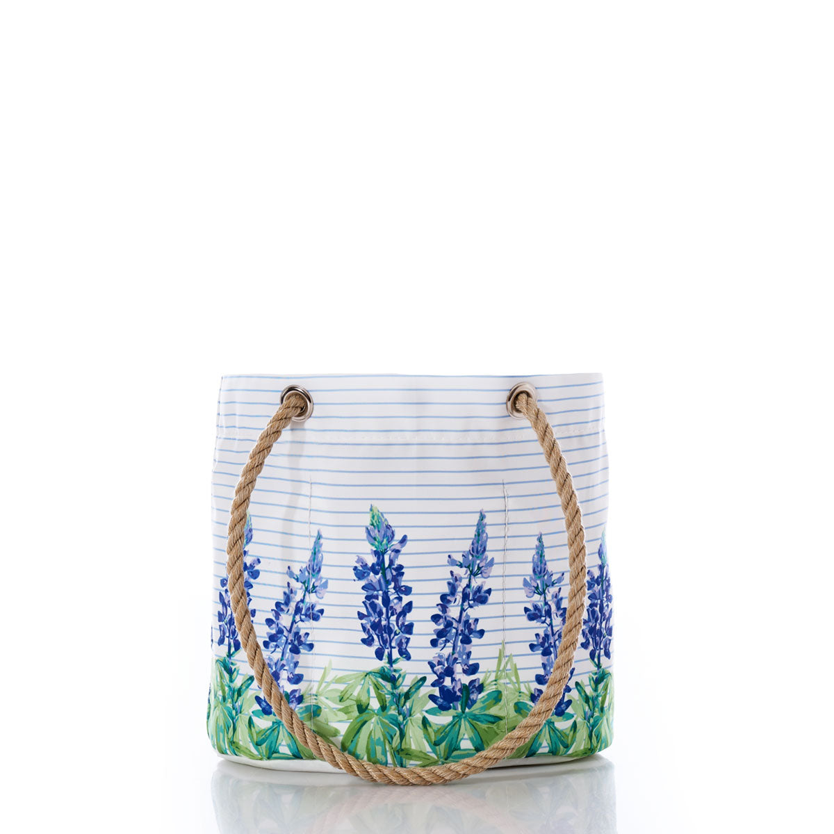Lupine on Sailor Stripe Essential Handbag