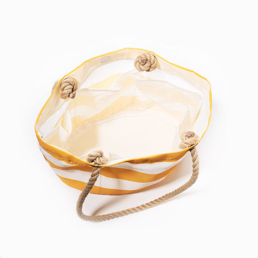 Yellow Stripe Essential Handbag