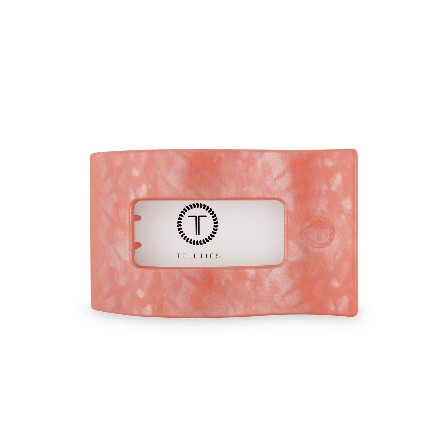 Dreamsicle Medium Flat Rectangle Hair Clip