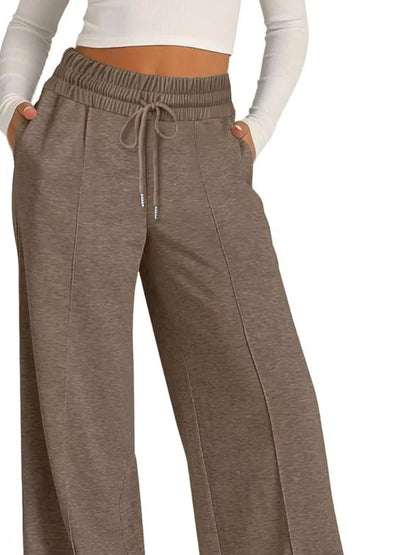 Wide Leg Drawstring Pants