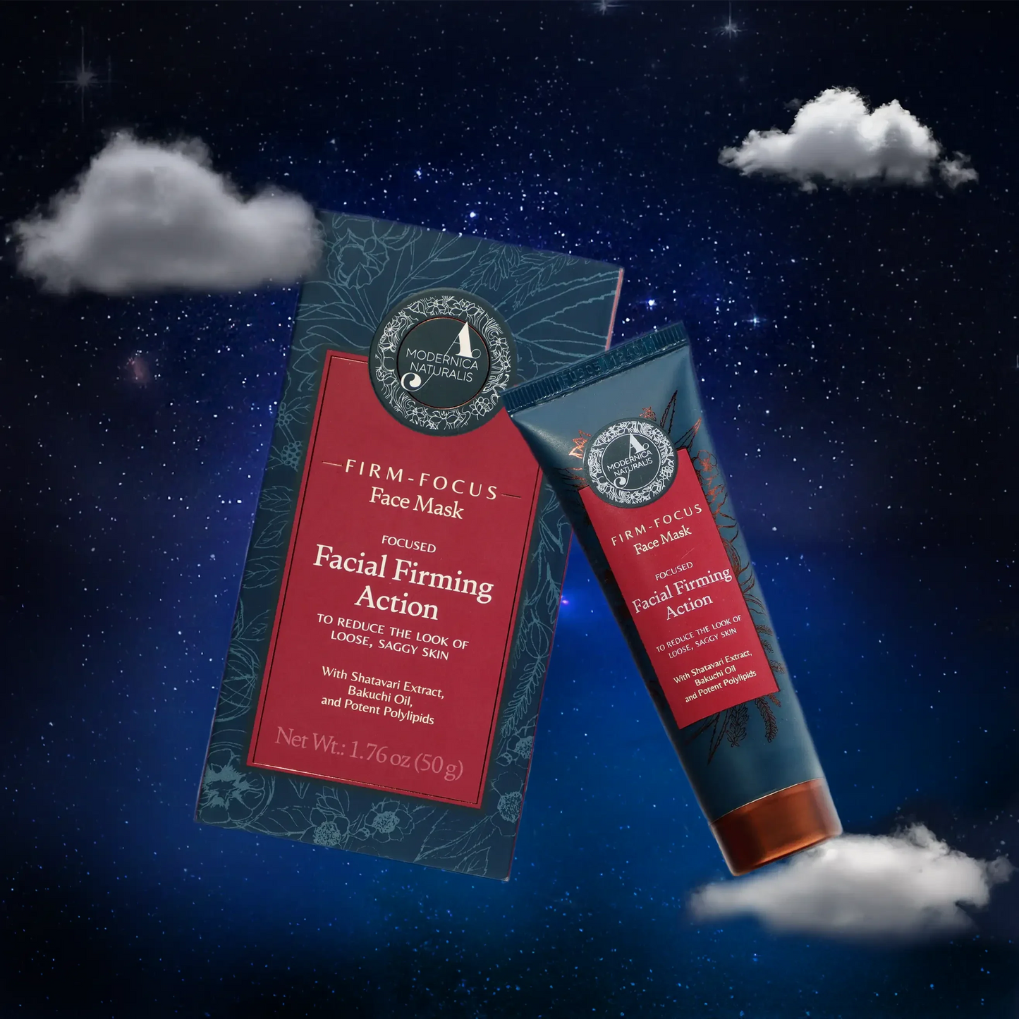 Firm-Focus Face Mask - Firms, Smooths, Hydrates, Loose, Saggy, Aging Skin - Focused Facial Firming Action with Shatavari, Bakuchi and Polylipids - Best Face Mask for Loose, Saggy Facial Skin - With Clinically Tested Ingredients