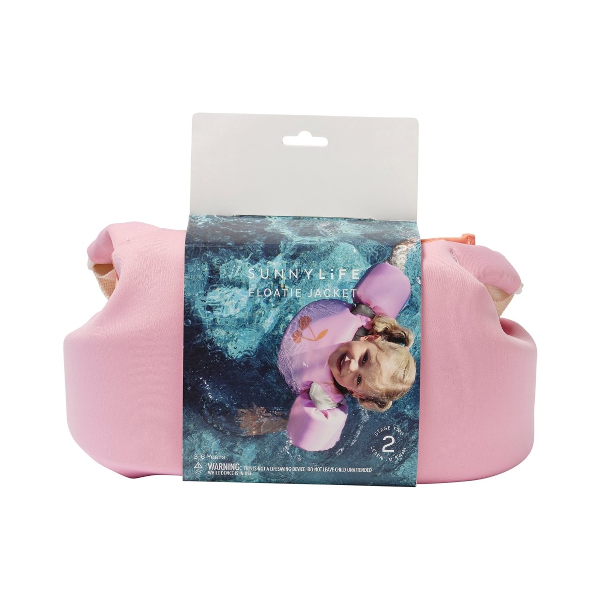 Floatie Jacket 3-6 - Cotton Candy Pink
