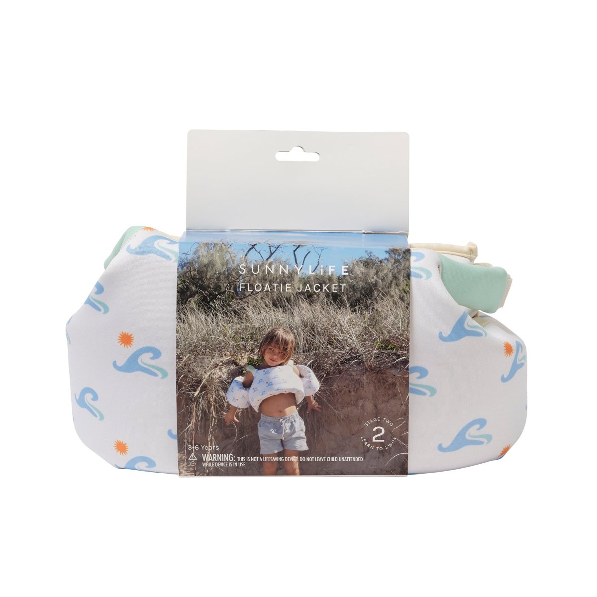 Floatie Jacket 3-6 - Sammy the Seagull Blue