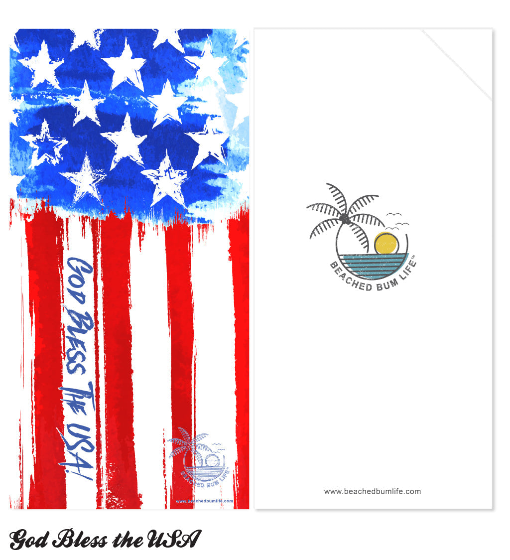 God Bless the USA Towel