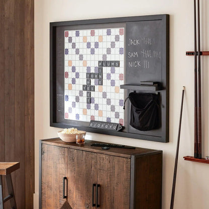 Oversized Wooden Scrabble Wall Game (32”x24”)