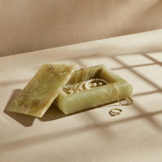 Green Onyx Jewelry Box