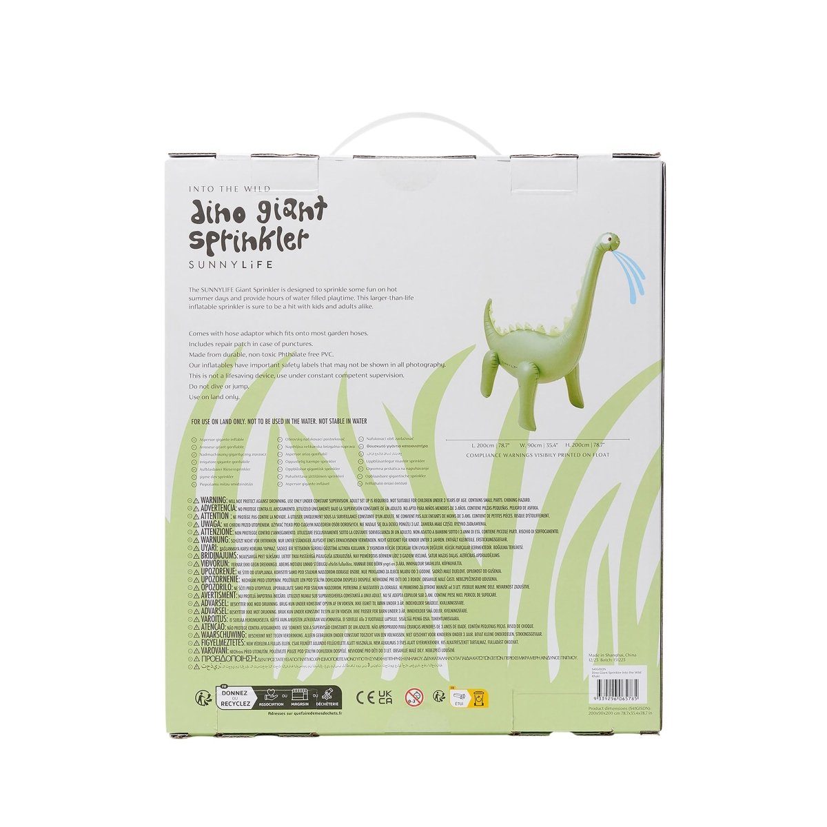 Inflatable Giant Sprinkler - Green