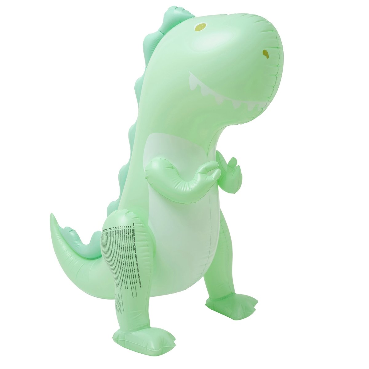 Inflatable Giant Sprinkler - Surfing Dino Green
