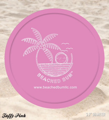 Taffy Pink - Beached Bum Silicone Beach Coasters (Set of 2)