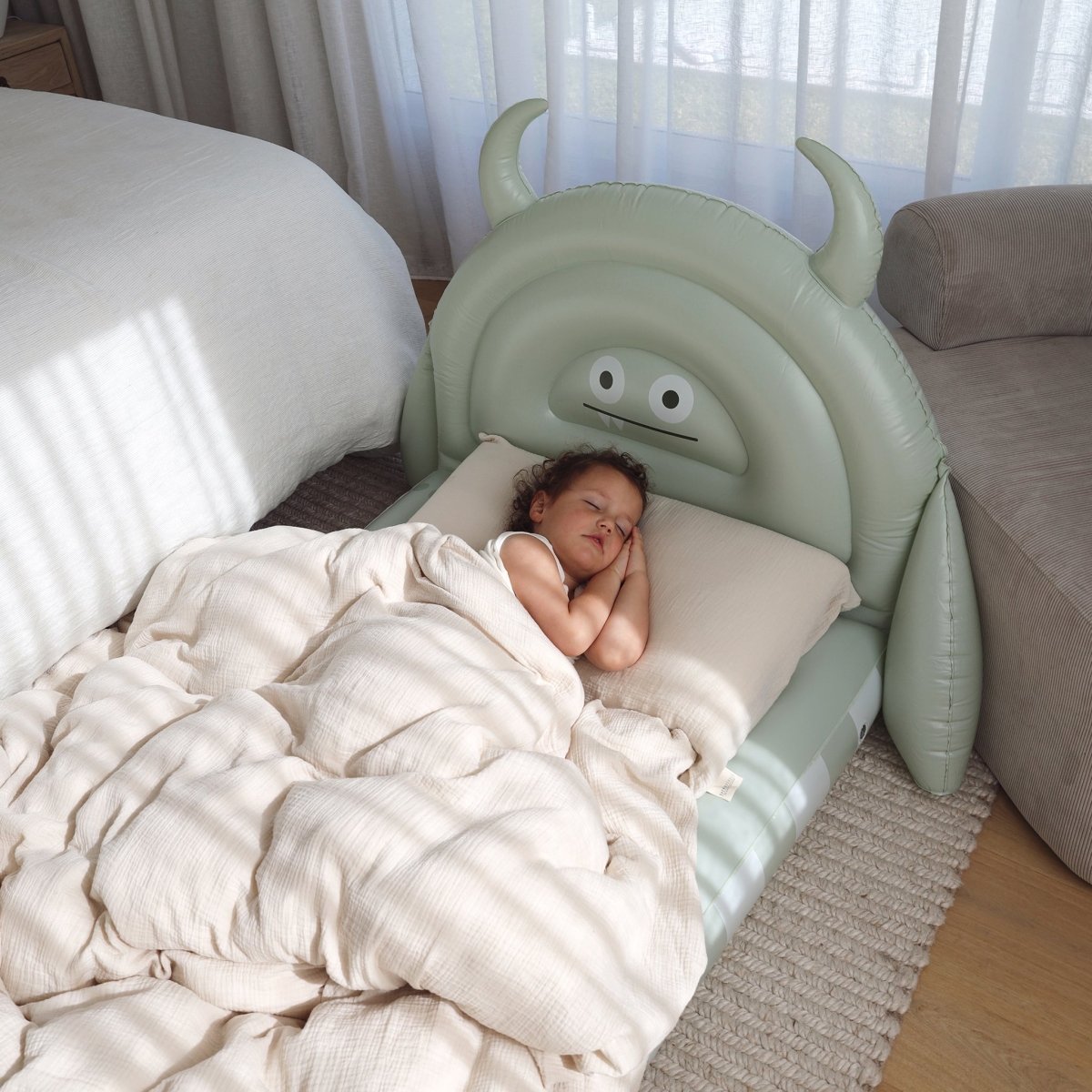 Kids Air Mattress - Monster Green