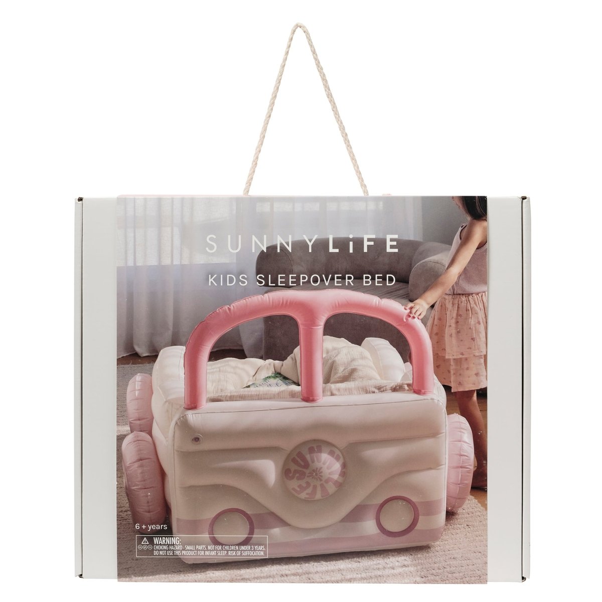 Kids Air Mattress - Summer Van Pink