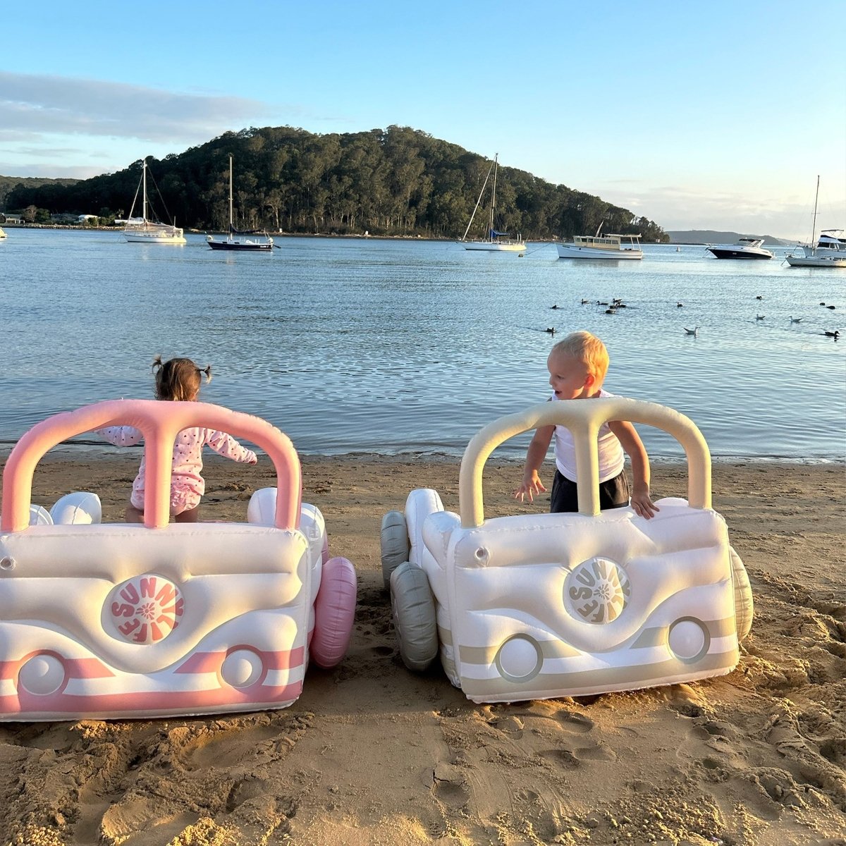 Kids Air Mattress - Summer Van Sand