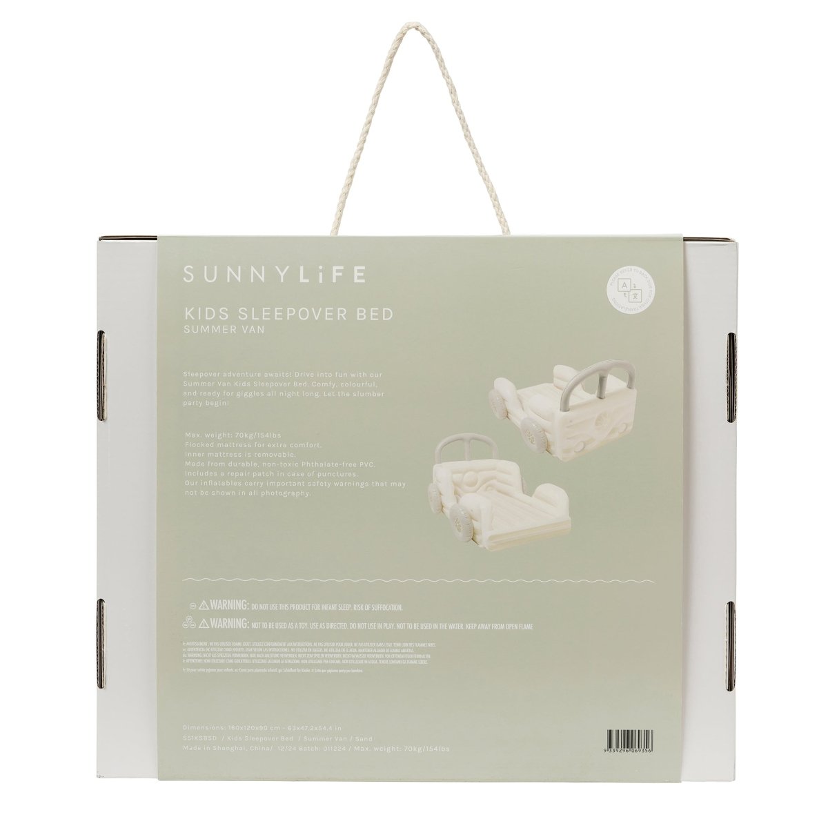 Kids Air Mattress - Summer Van Sand
