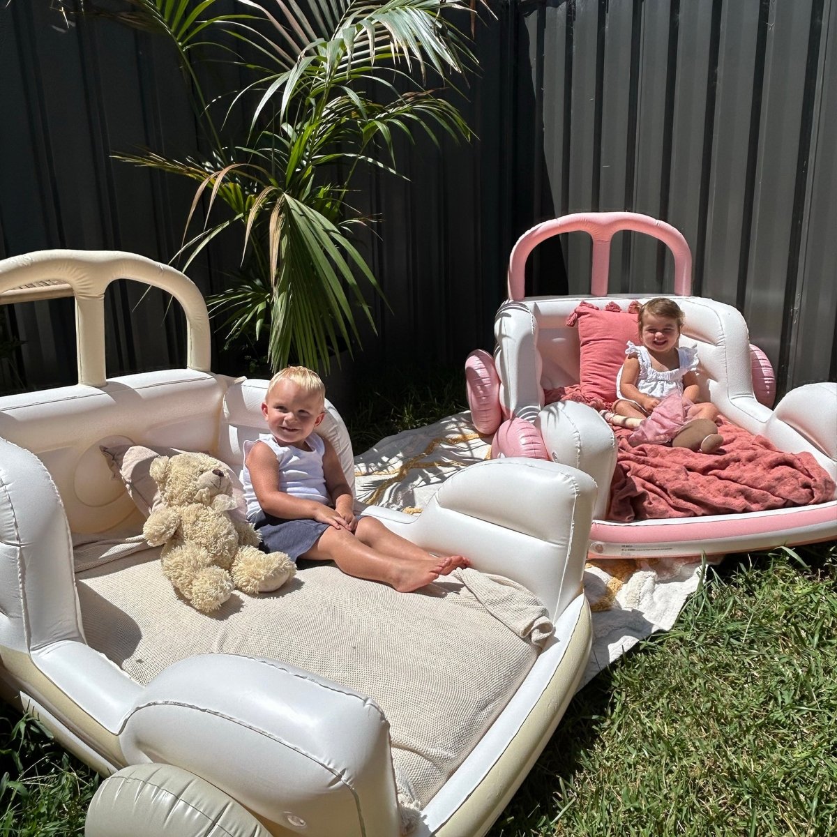 Kids Air Mattress - Summer Van Pink
