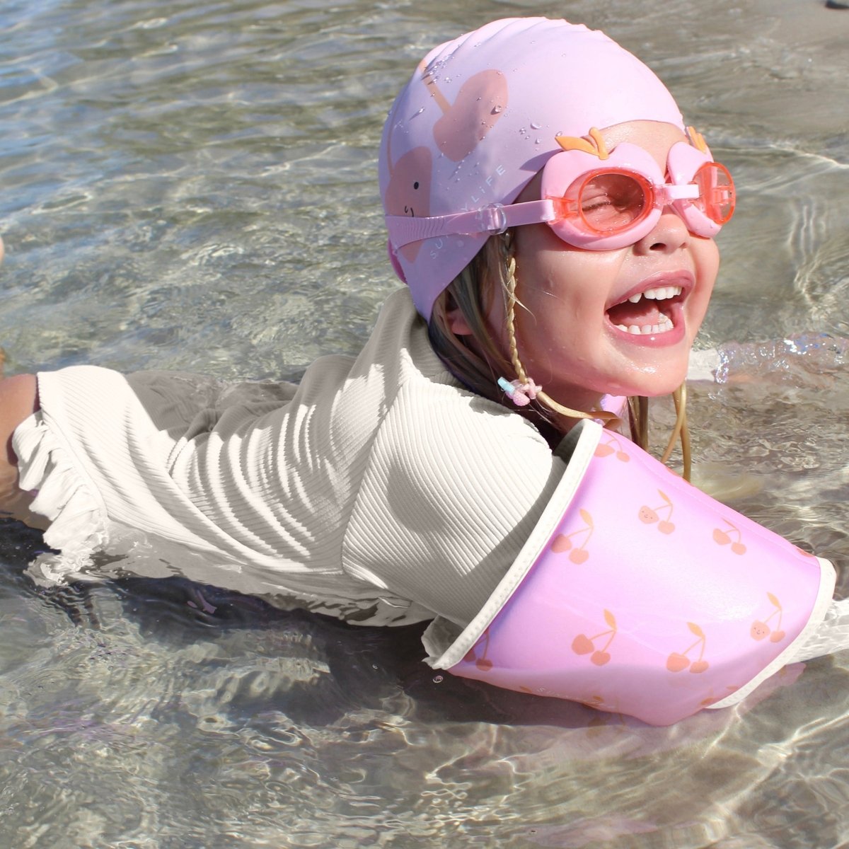 Kids Floaties - Cotton Candy Pink