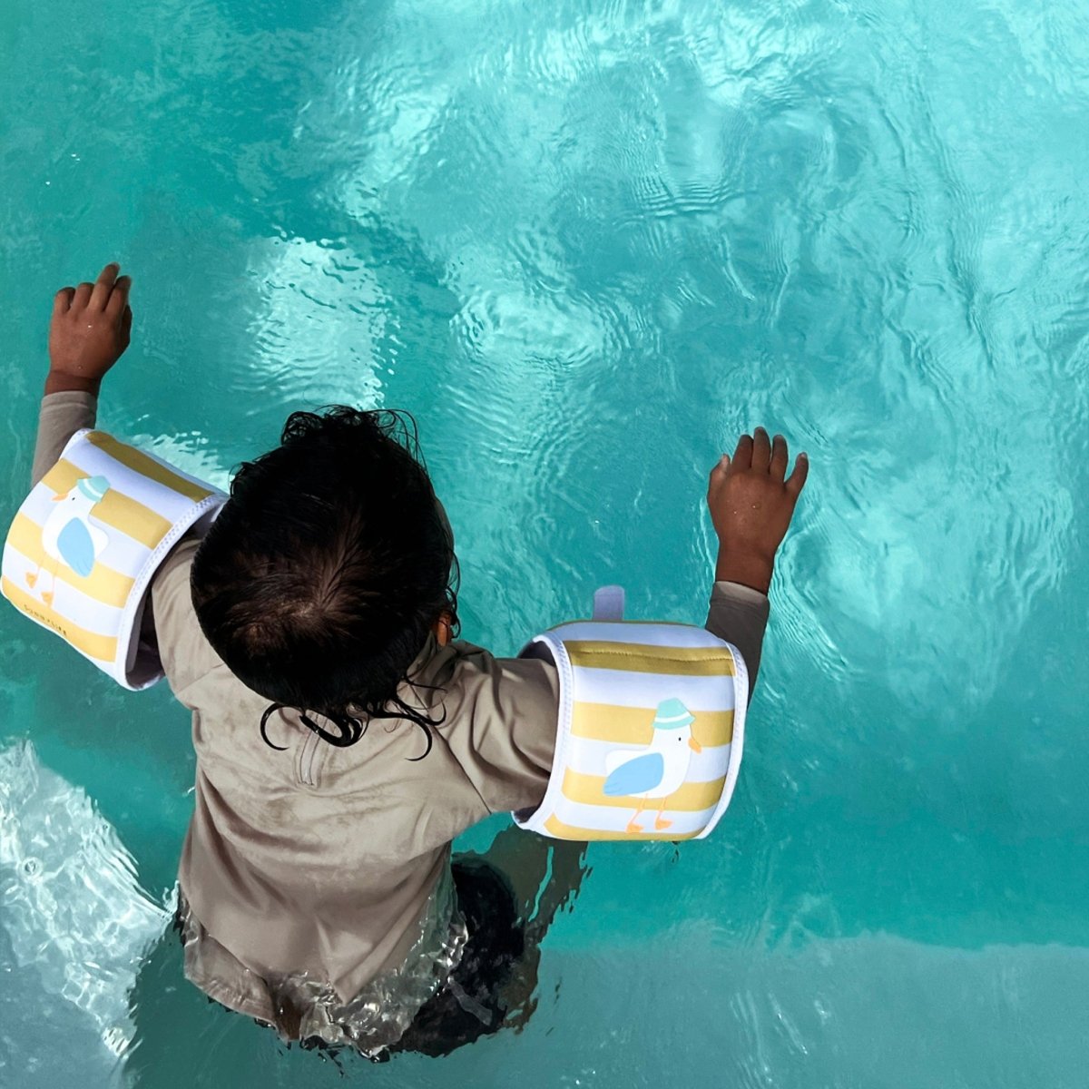 Kids Floaties - Sammy the Seagull Yellow Stripe