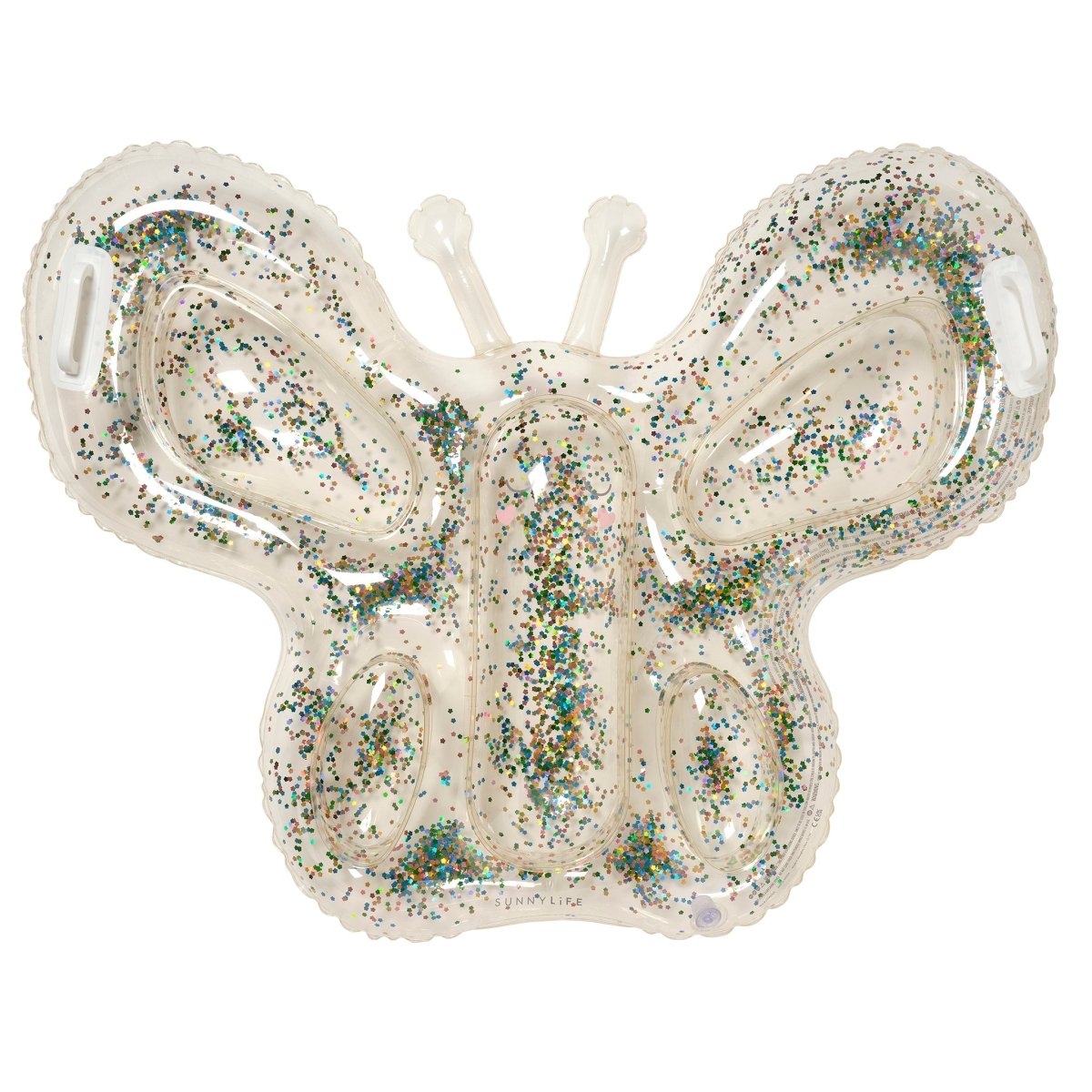 Kids Lie-On Float - Cotton Candy Glitter