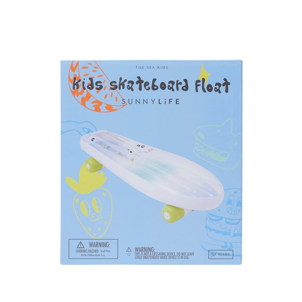 Kids Skateboard Float - Blue