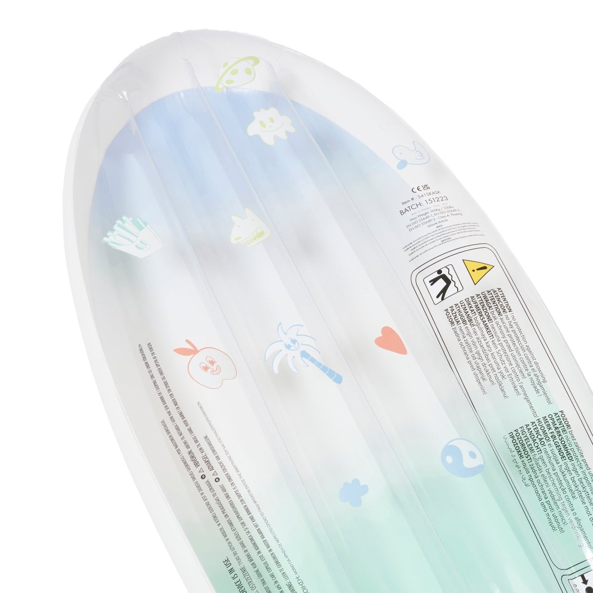 Kids Skateboard Float - Blue