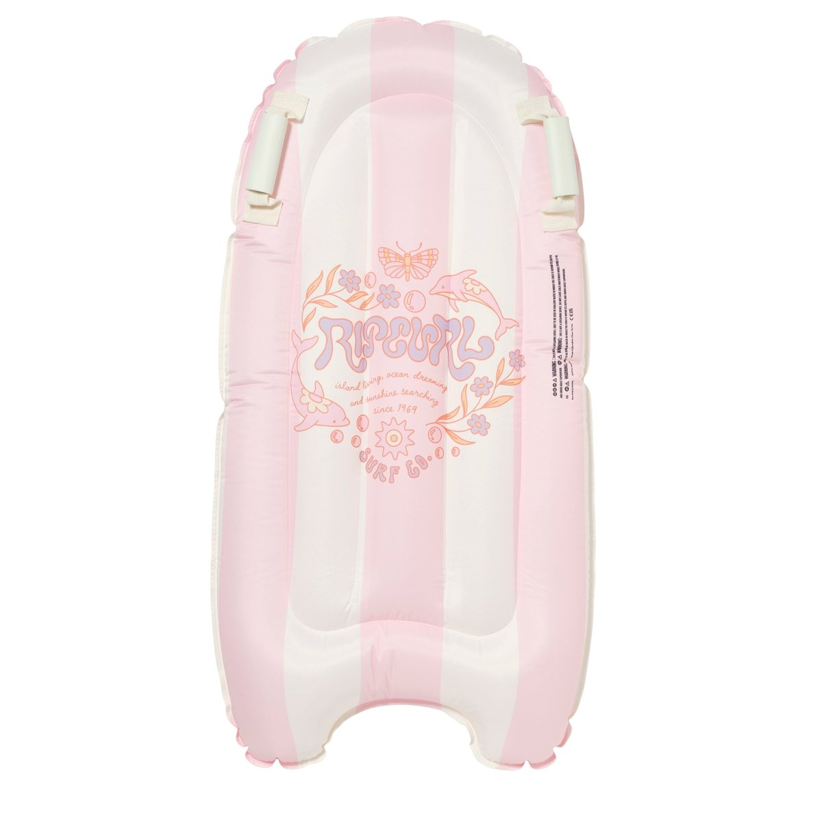 Kids Surf Mat - Dolphin Surf Co Pink Stripe