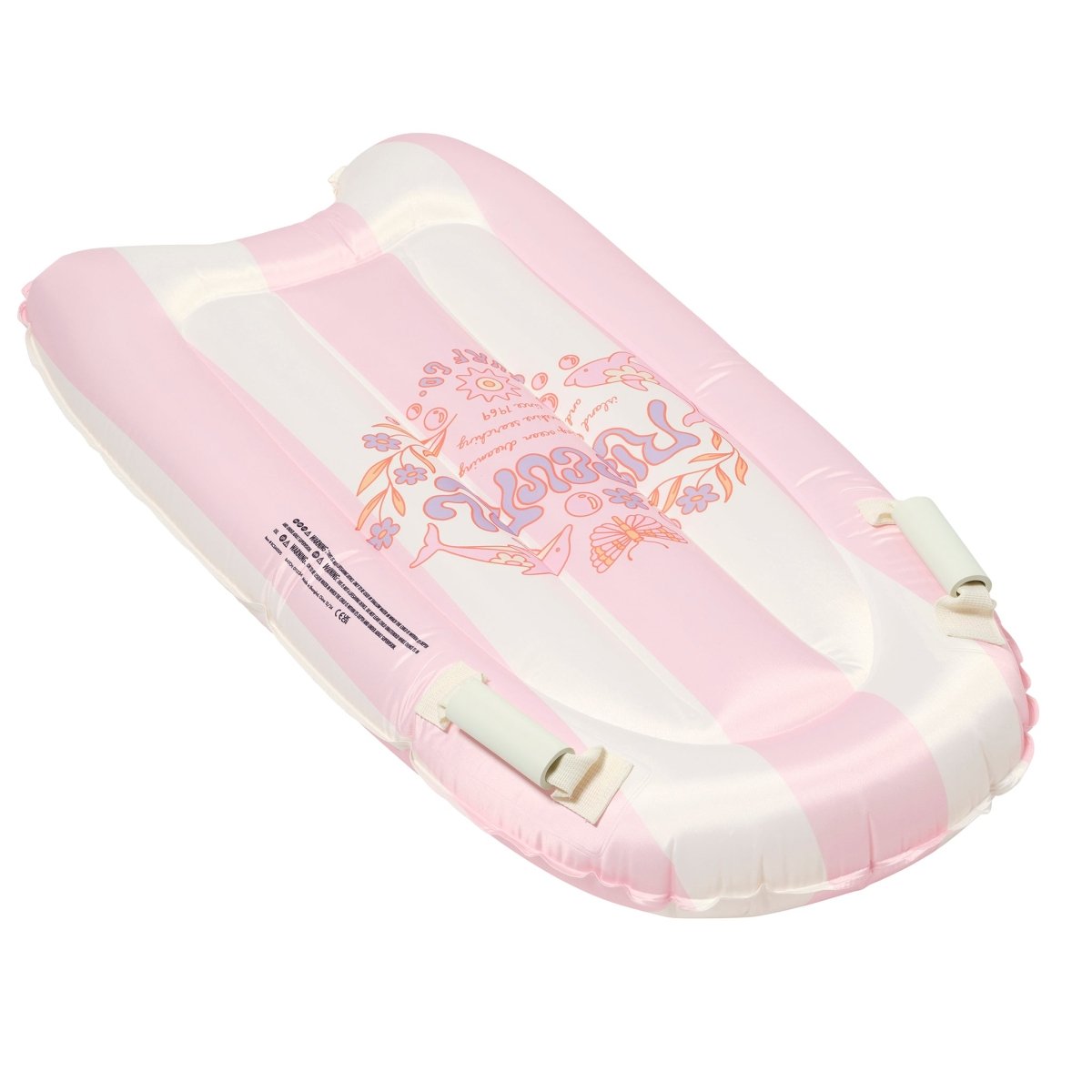 Kids Surf Mat - Dolphin Surf Co Pink Stripe